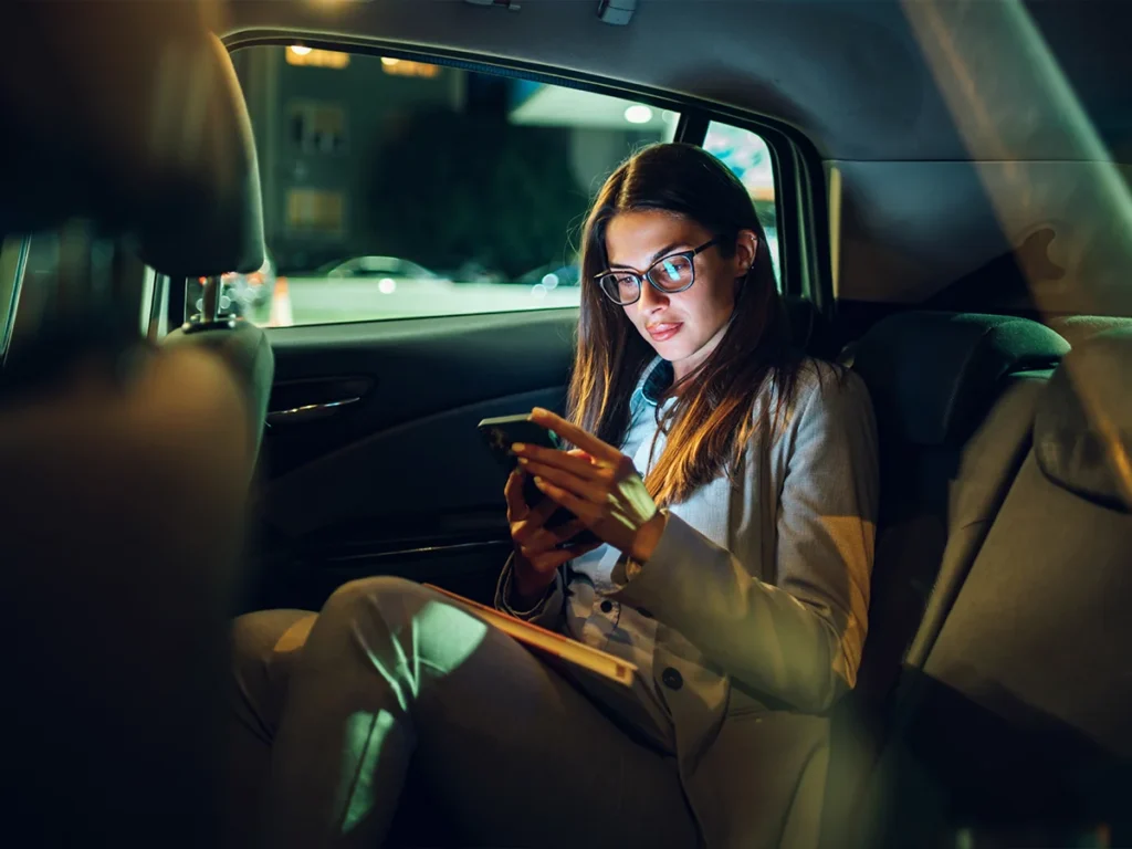 Zajmowanie miejsca w samochodzie - podróż służbowa