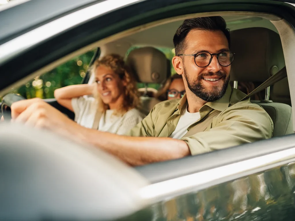 Zajmowanie miejsca w samochodzie - podróż prywatna